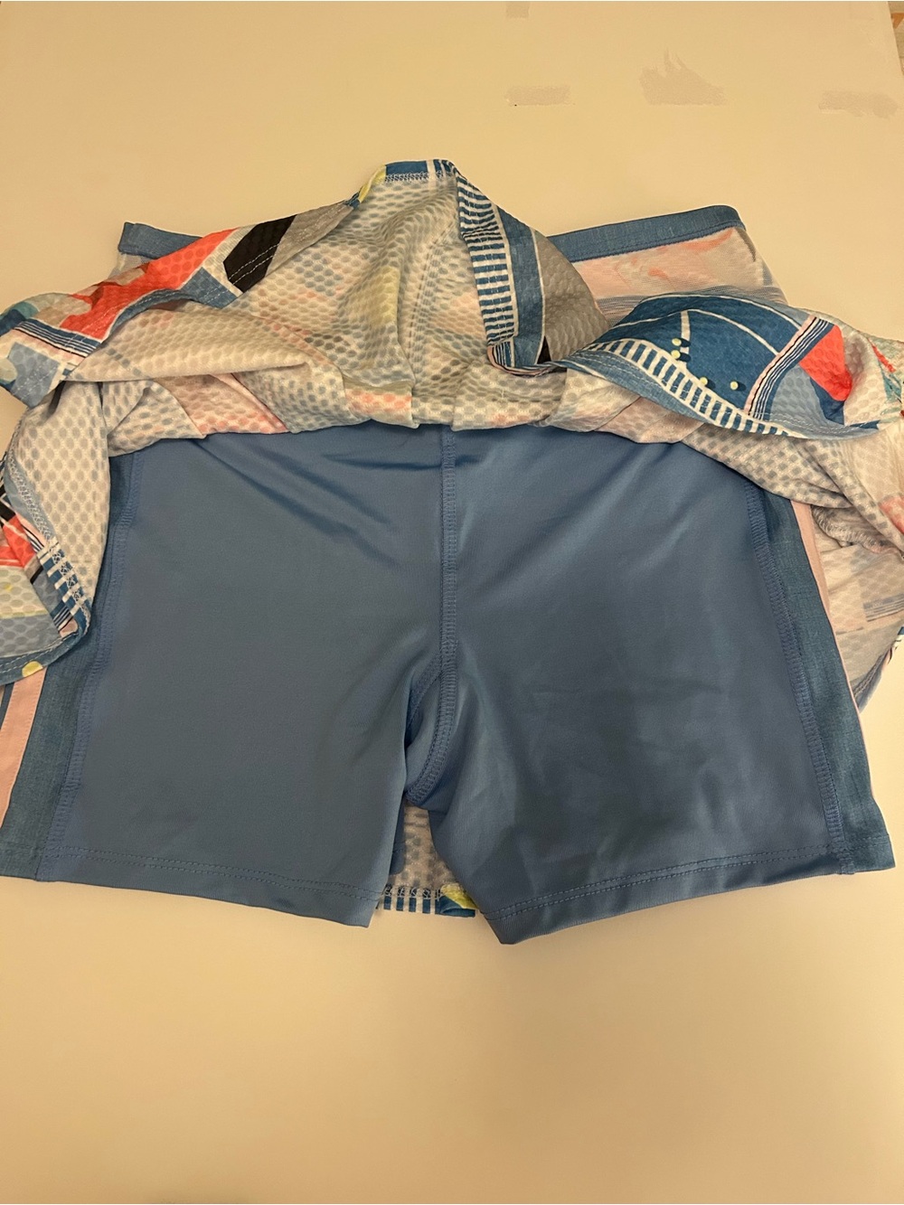 Lucky in Love Blue Multi Pleated Tennis Skort - Picture 4 of 7